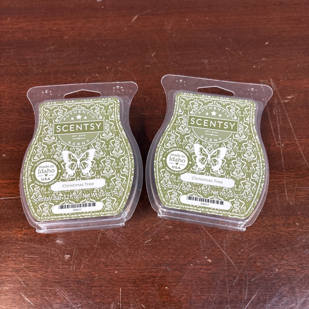 2~Scentsy Christmas Tree~Wax Bars~New